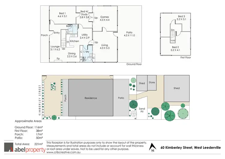 Floorplan of Homely house listing, 60 Kimberley Street, West Leederville WA 6007