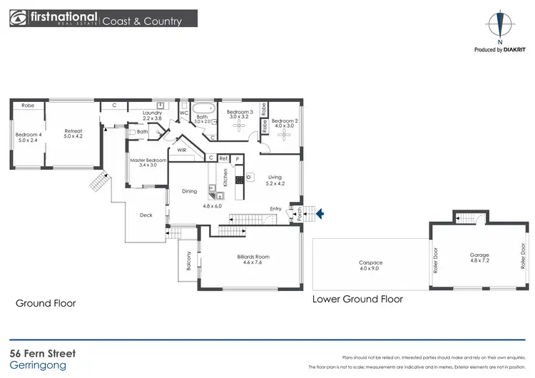Floorplan of Homely house listing, 56 Fern Street, Gerringong NSW 2534