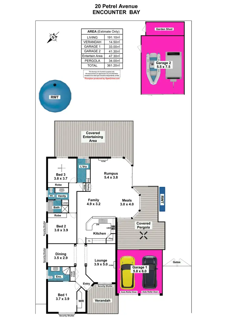 Floorplan of Homely house listing, 20 Petrel Avenue, Encounter Bay SA 5211