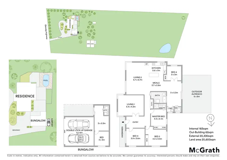 Floorplan of Homely house listing, 439 Glenelg Highway, Smythes Creek VIC 3351