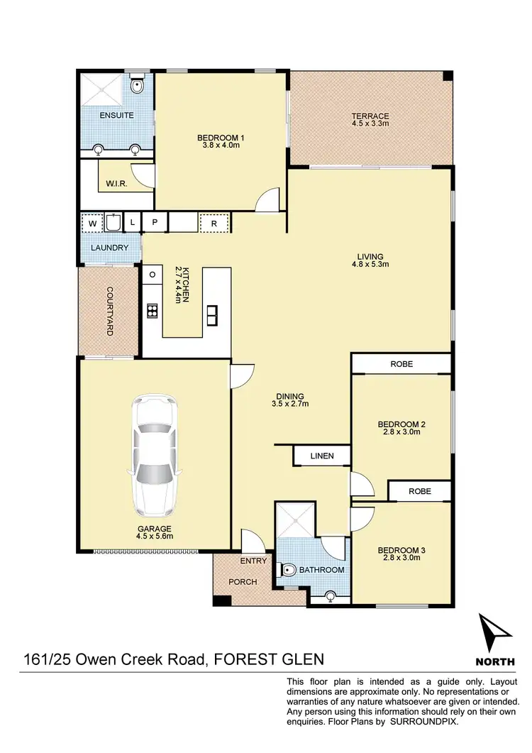 Floorplan of Homely house listing, 161/25 Owen Creek Road, Forest Glen QLD 4556