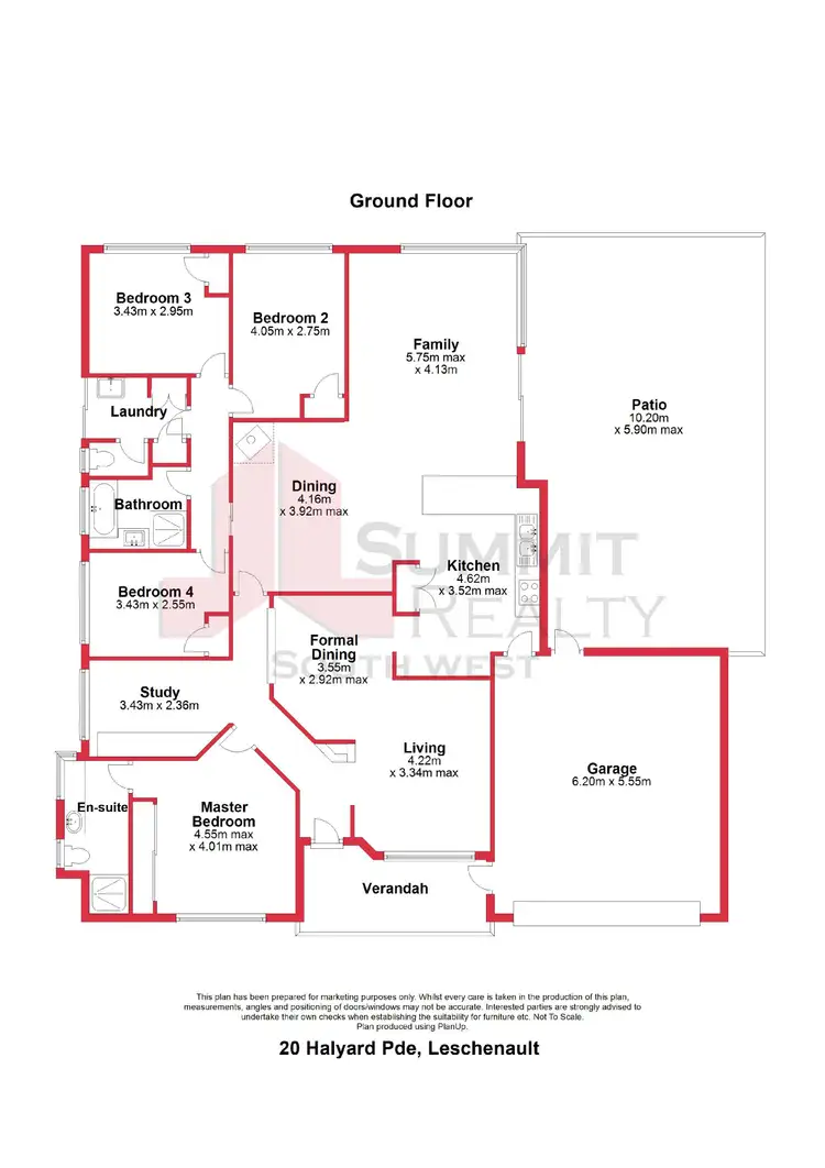 Floorplan of Homely house listing, 20 Halyard Parade, Leschenault WA 6233