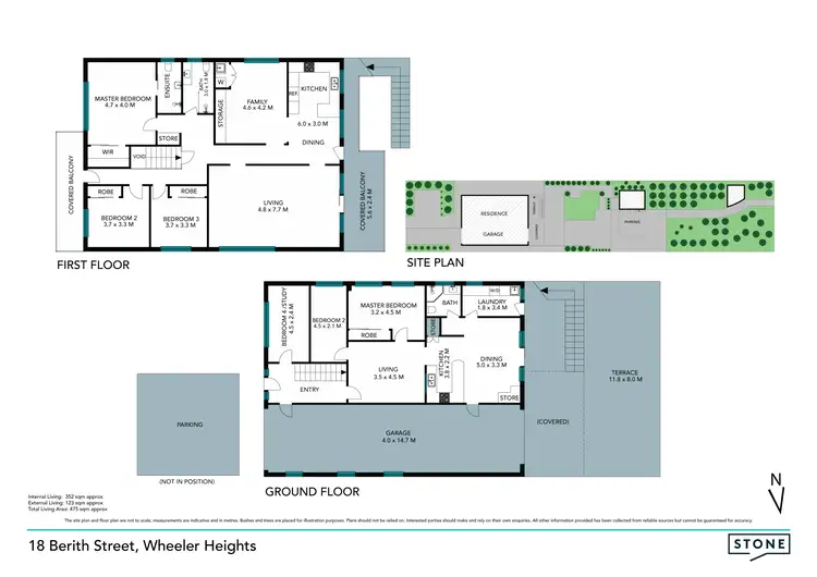 Floorplan of Homely house listing, 18 Berith Street, Wheeler Heights NSW 2097