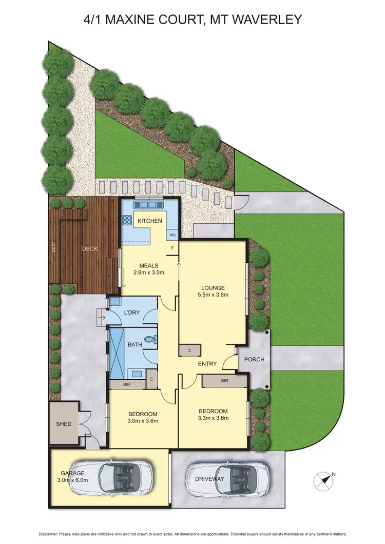 Floorplan of Homely unit listing, 4/1 Maxine Court, Mount Waverley VIC 3149