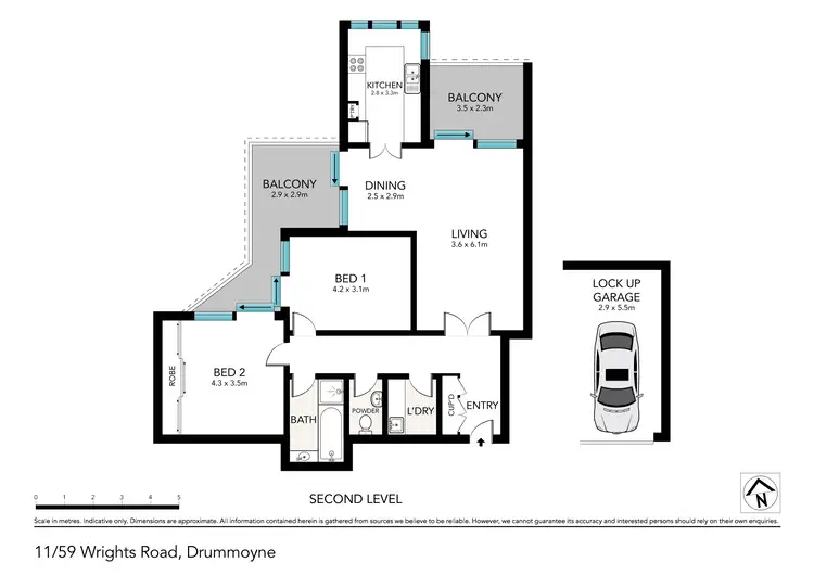Floorplan of Homely apartment listing, 11/59 Wrights Road, Drummoyne NSW 2047