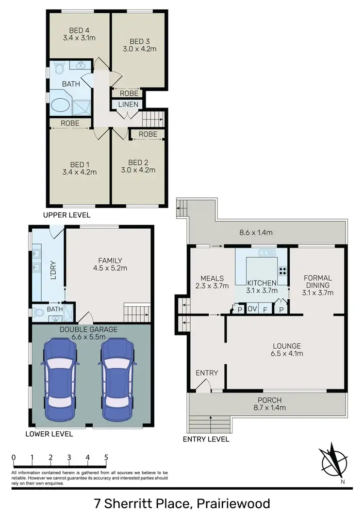 Floorplan of Homely house listing, 7 Sherritt Place, Prairiewood NSW 2176