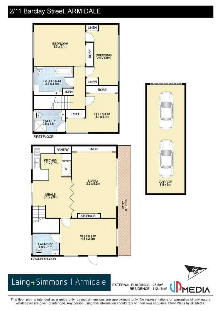Floorplan of Homely unit listing, 2/11 Barclay Street, Armidale NSW 2350