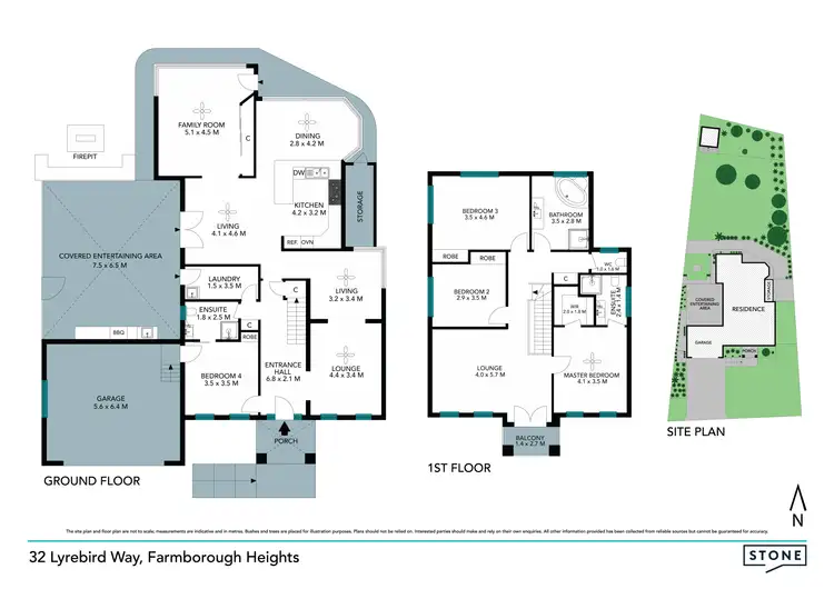 Floorplan of Homely house listing, 32 Lyrebird Way, Farmborough Heights NSW 2526