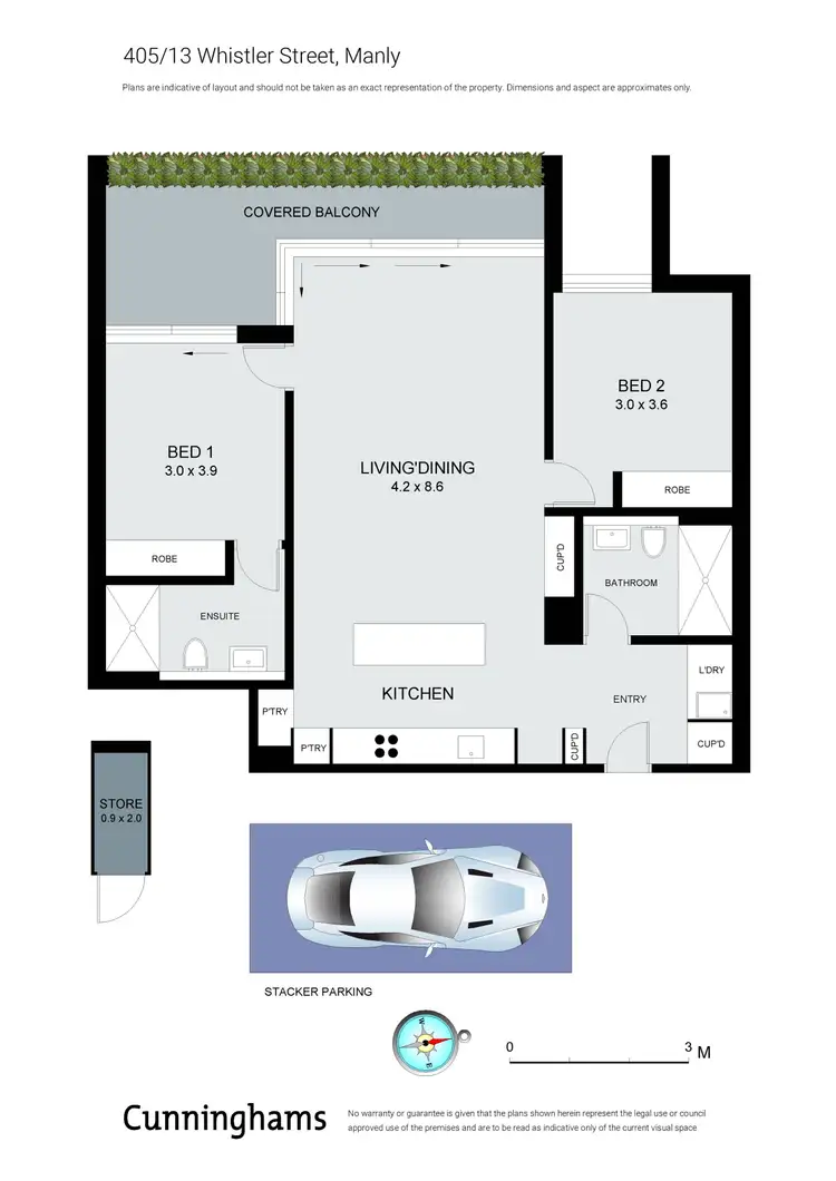 Floorplan of Homely apartment listing, 405/13 Whistler Street, Manly NSW 2095