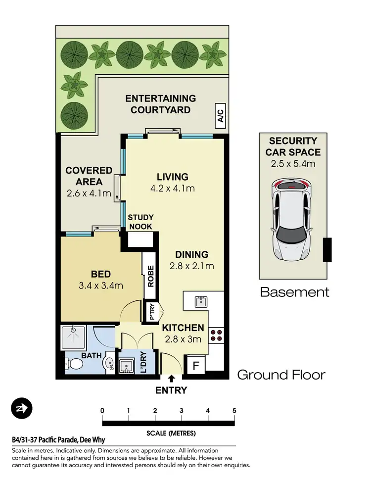 Floorplan of Homely apartment listing, B4/31-37 Pacific Parade, Dee Why NSW 2099