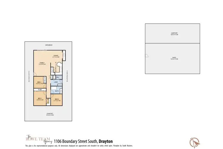 Floorplan of Homely rural property listing, 1106 Boundary Street South, Drayton QLD 4350