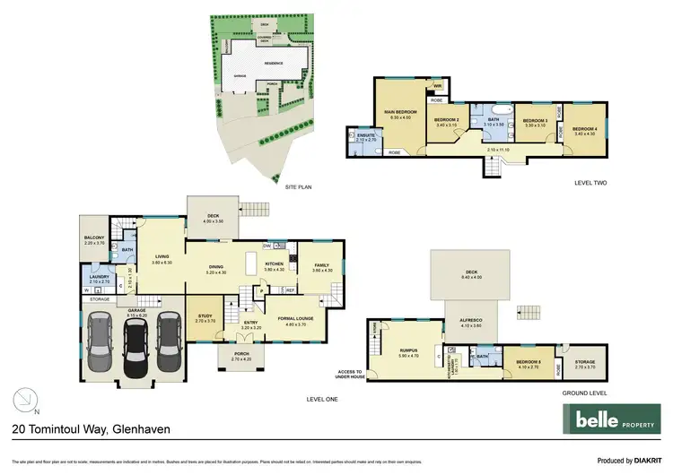 Floorplan of Homely house listing, 20 Tomintoul Way, Glenhaven NSW 2156