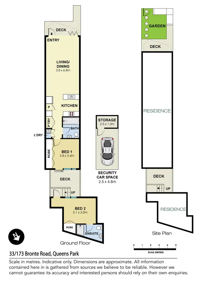 Floorplan of Homely apartment listing, 33/173-179 Bronte Road, Queens Park NSW 2022