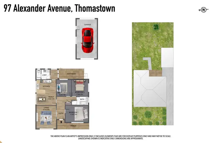 Floorplan of Homely house listing, 97 Alexander Avenue, Thomastown VIC 3074