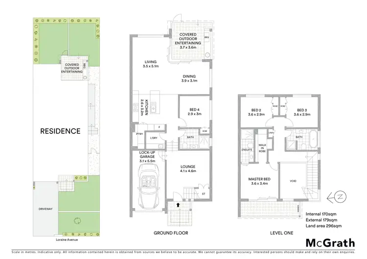 Floorplan of Homely semi-detached listing, 16b Loraine Avenue, Caringbah South NSW 2229