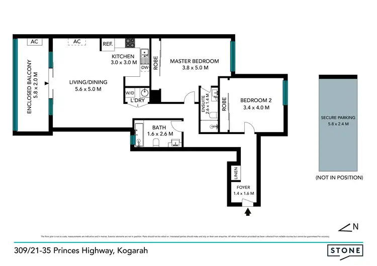 Floorplan of Homely apartment listing, 309/21-35 Princes Highway, Kogarah NSW 2217