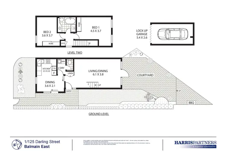 Floorplan of Homely house listing, 1/125 Darling Street, Balmain East NSW 2041