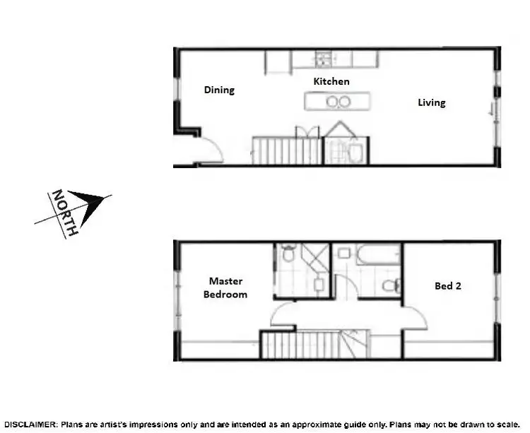 Floorplan of Homely townhouse listing, 4/2 McIntosh Street, Queanbeyan NSW 2620