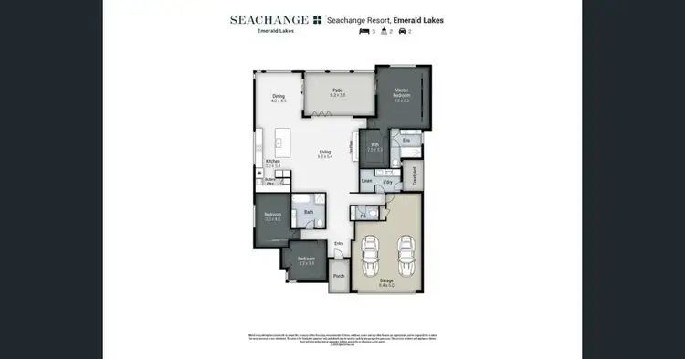 Floorplan of Homely house listing, 114/1 Inlet Drive, Carrara QLD 4211
