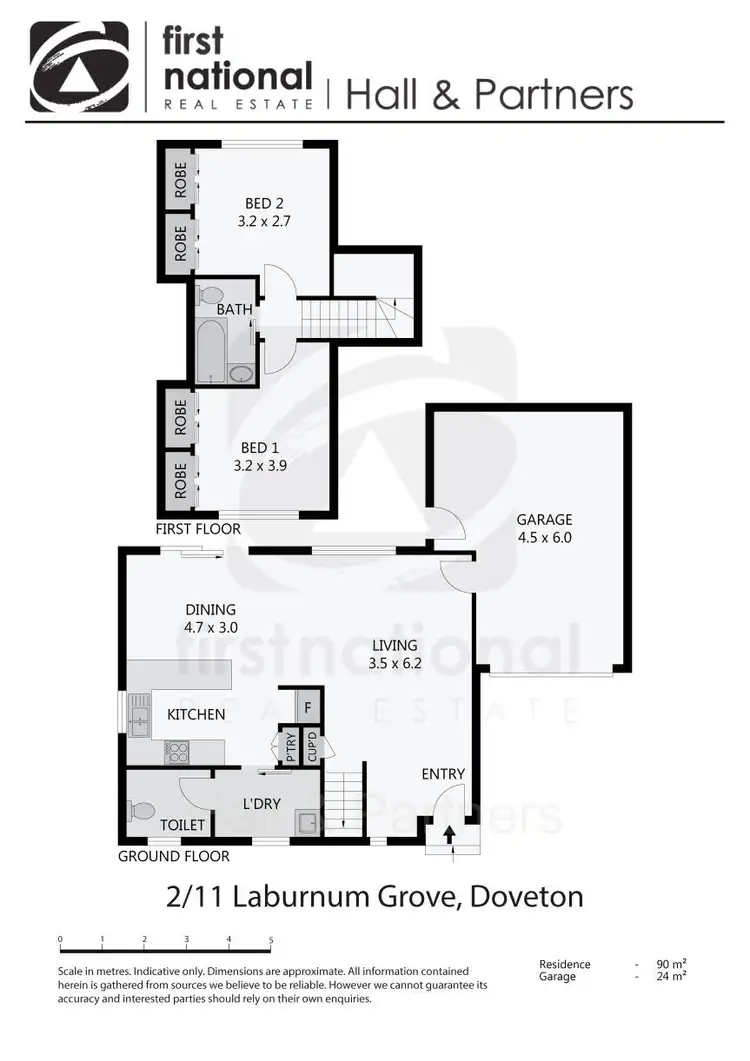Floorplan of Homely townhouse listing, 2/11 Laburnum Grove, Doveton VIC 3177