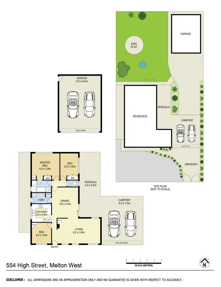 Floorplan of Homely house listing, 554 High Street, Melton West VIC 3337