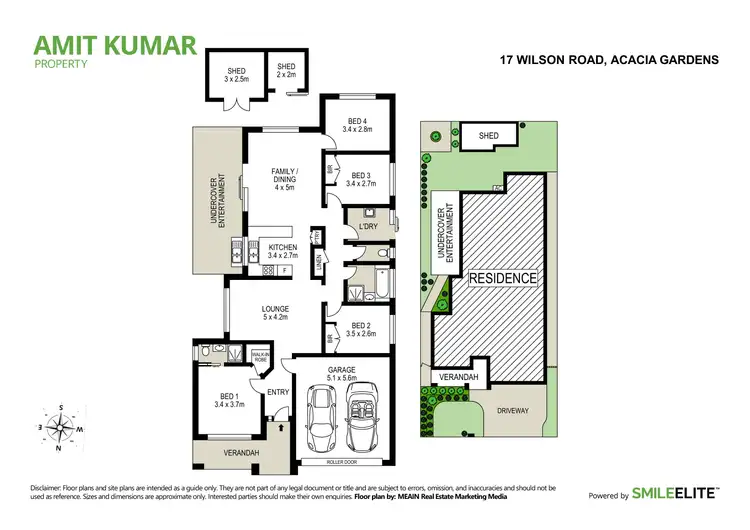 Floorplan of Homely house listing, 17 Wilson Road, Acacia Gardens NSW 2763