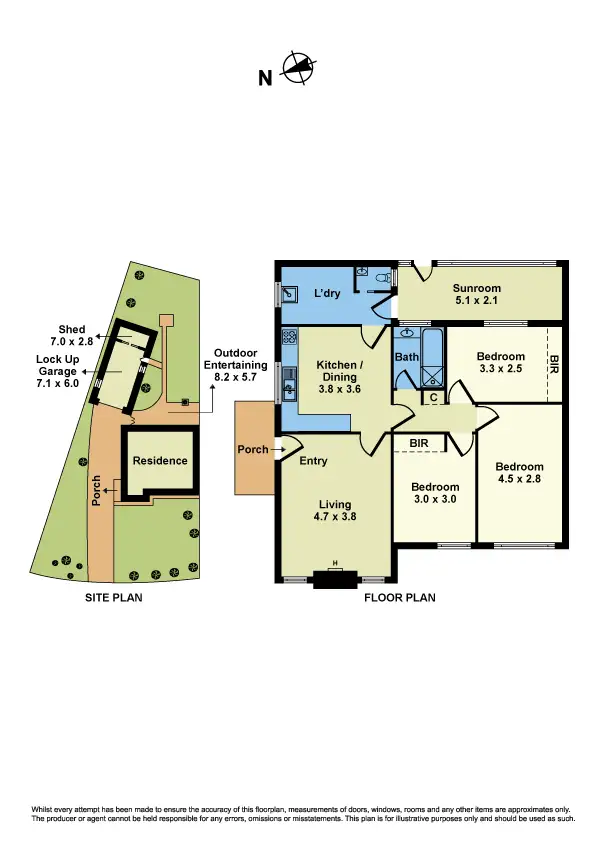 Floorplan of Homely house listing, 22 Treloar Crescent, Braybrook VIC 3019