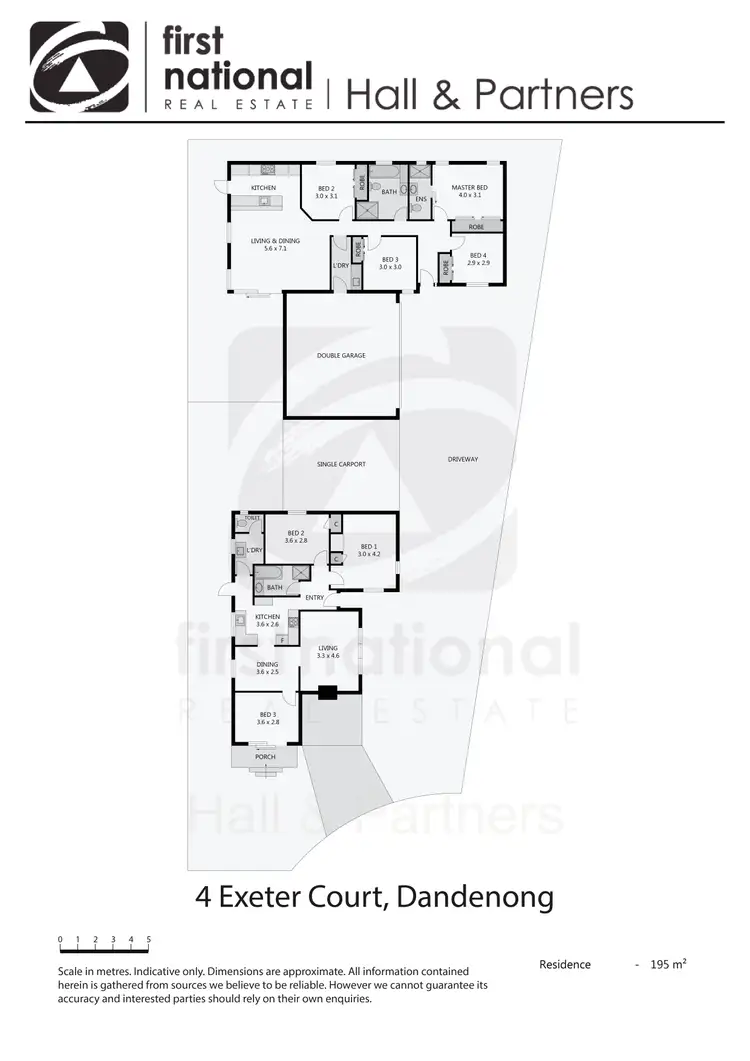 Floorplan of Homely house listing, 4 Exeter Court, Dandenong VIC 3175
