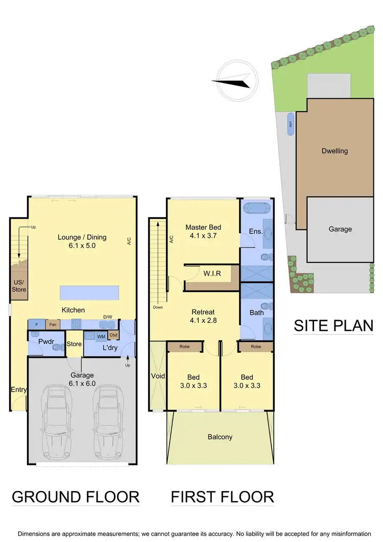 Floorplan of Homely townhouse listing, 25 Manchester Crescent, Bundoora VIC 3083