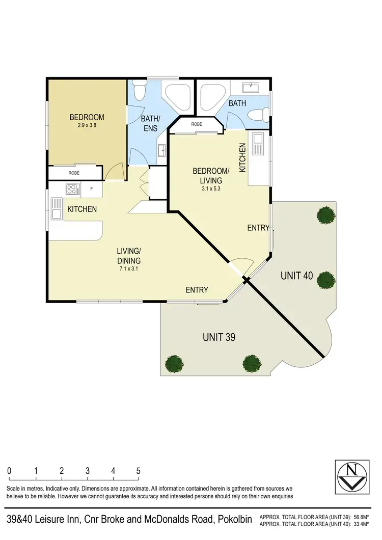 Floorplan of Homely unit listing, 485 Mcdonalds Road, Pokolbin NSW 2320