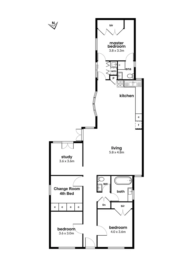 Floorplan of Homely house listing, 95 John Street, Williamstown VIC 3016