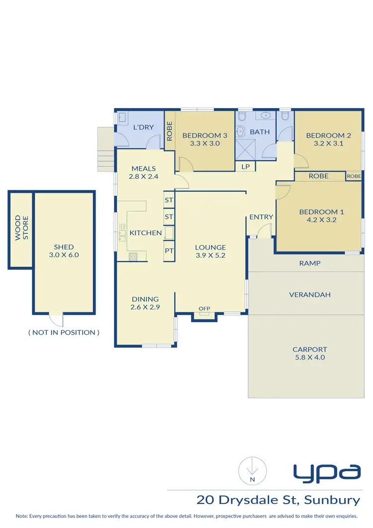 Floorplan of Homely house listing, 20 Drysdale Street, Sunbury VIC 3429