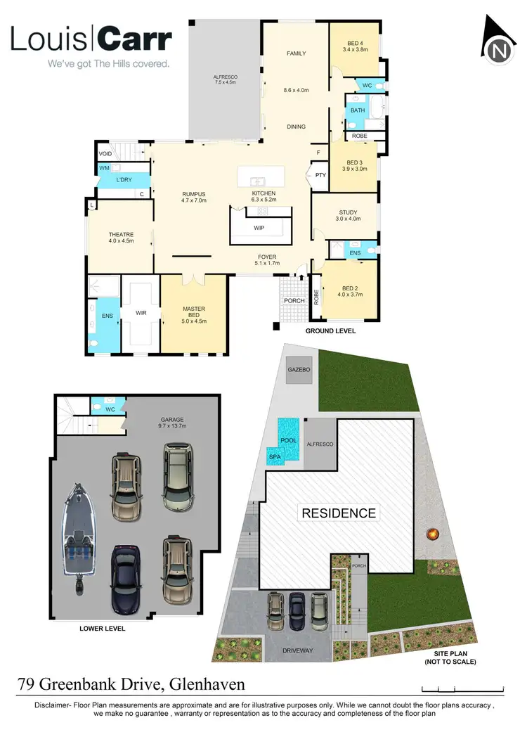 Floorplan of Homely house listing, 79 Greenbank Drive, Glenhaven NSW 2156
