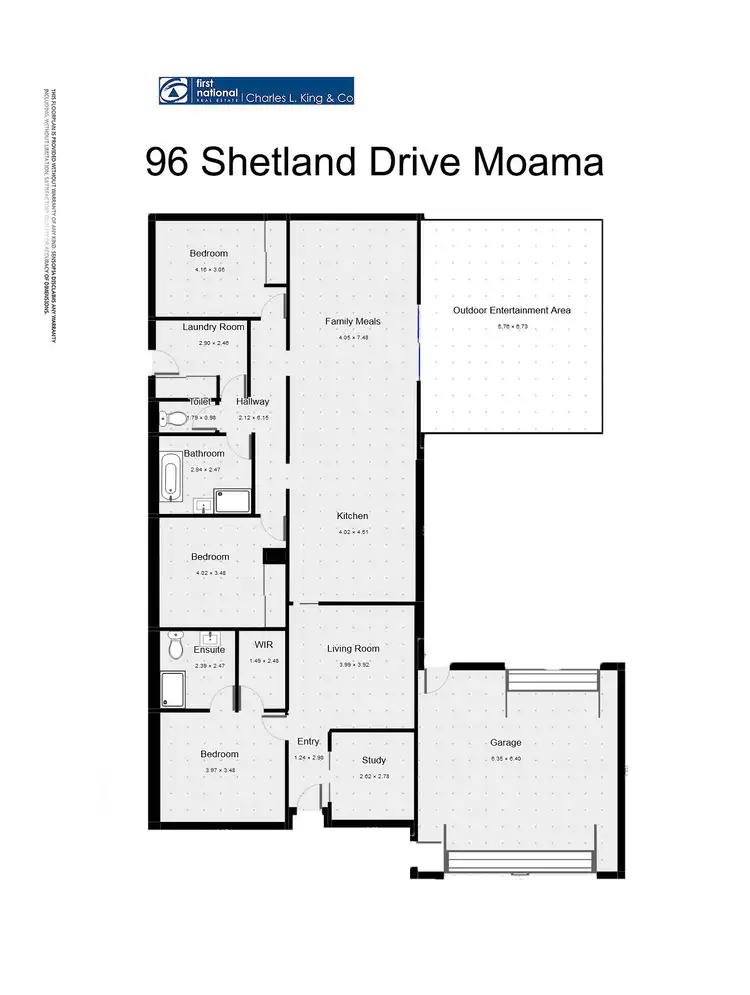 Floorplan of Homely house listing, 96 Shetland Drive, Moama NSW 2731