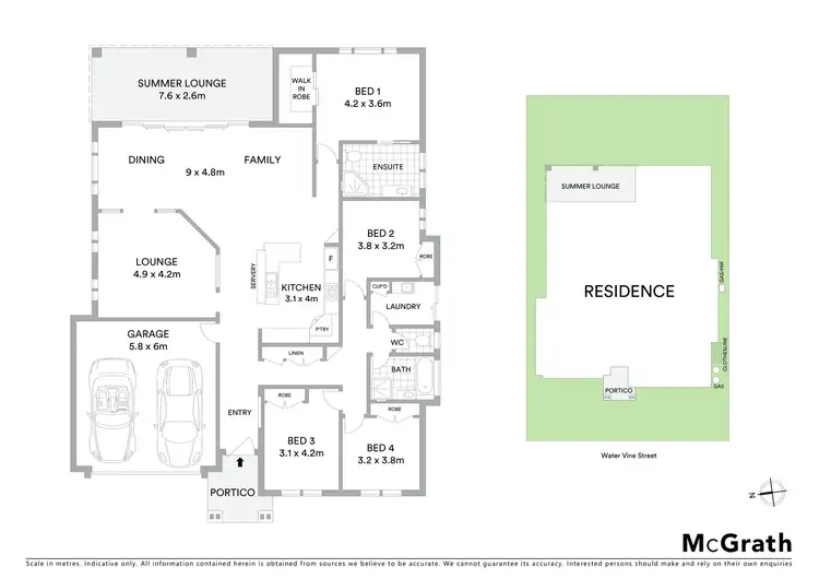 Floorplan of Homely house listing, 8 Water Vine Street, Sapphire Beach NSW 2450