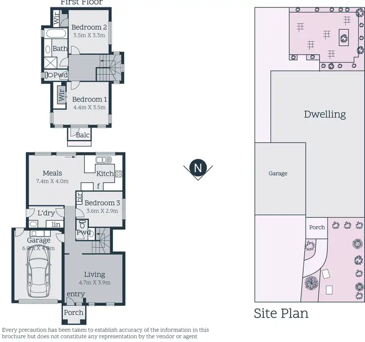 Floorplan of Homely townhouse listing, 311 Mcdonalds Road, Epping VIC 3076