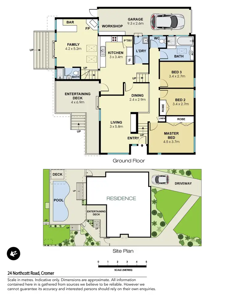 Floorplan of Homely house listing, 24 Northcott Road, Cromer NSW 2099