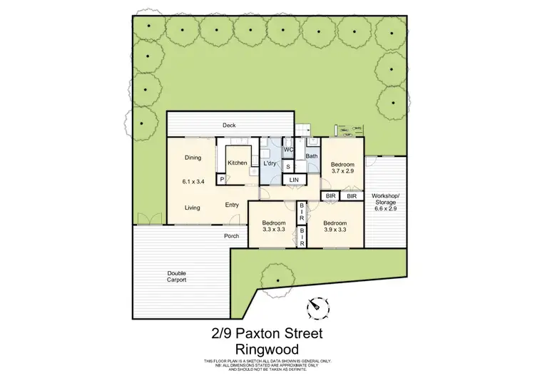 Floorplan of Homely unit listing, 2/9 Paxton Street, Ringwood VIC 3134