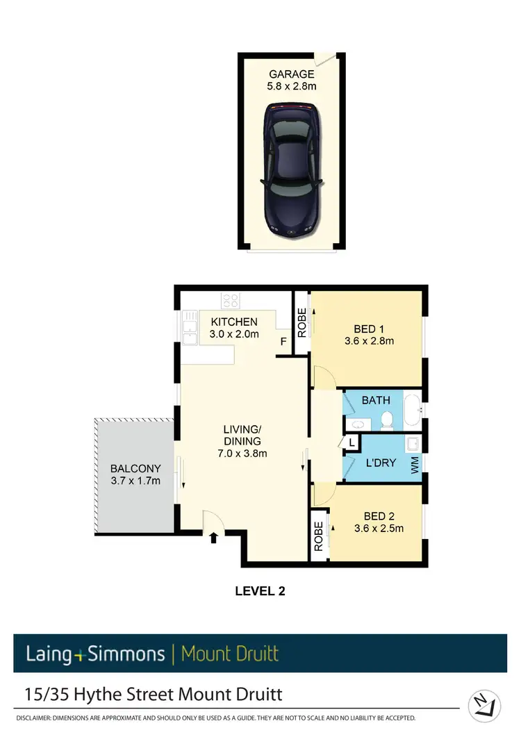 Floorplan of Homely unit listing, 15/35 Hythe Street, Mount Druitt NSW 2770