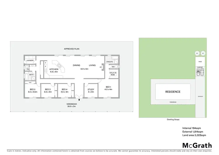 Floorplan of Homely land listing, 4 Dowling Street, Lue NSW 2850