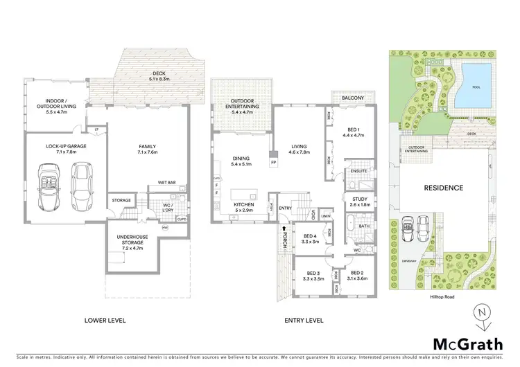 Floorplan of Homely house listing, 50 Hilltop Road, Wamberal NSW 2260