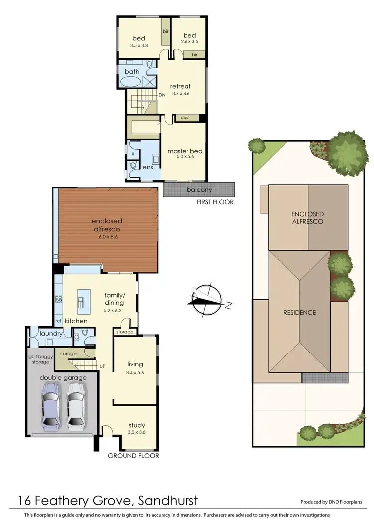 Floorplan of Homely house listing, 16 Feathery Grove, Sandhurst VIC 3977