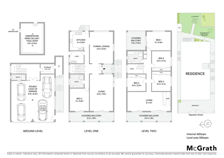 Floorplan of Homely house listing, 5 Napoleon Street, Rosebery NSW 2018