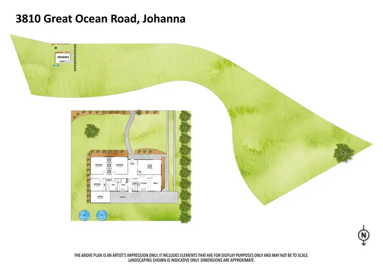 Floorplan of Homely house listing, 3810 Great Ocean Road, Johanna VIC 3238