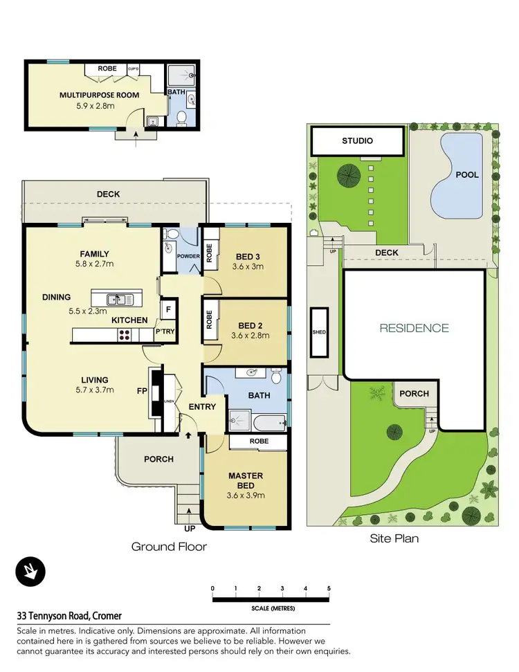 Floorplan of Homely house listing, 33 Tennyson Road, Cromer NSW 2099