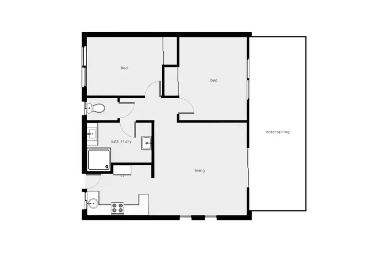 Floorplan of Homely unit listing, 21/108 Mayers Street, Manunda QLD 4870