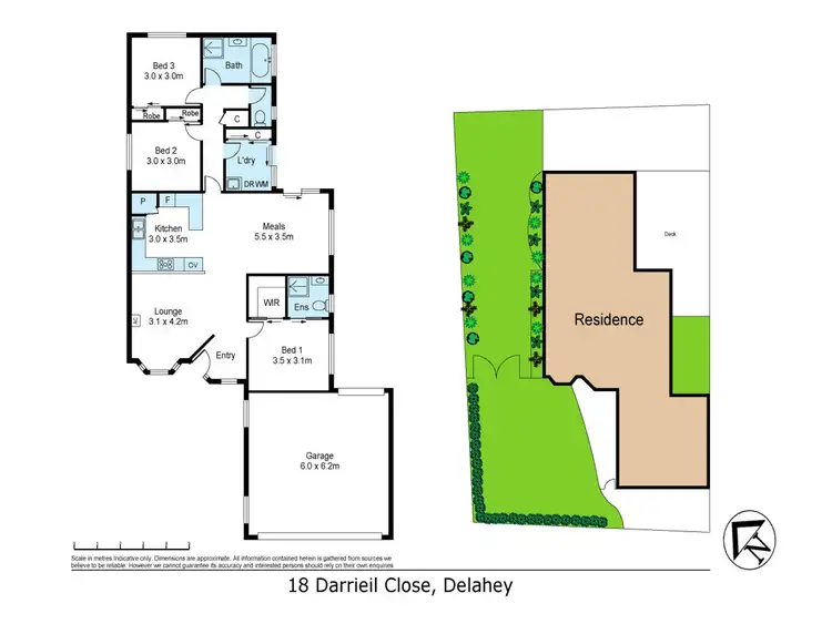 Floorplan of Homely house listing, 18 Darriwill Close, Delahey VIC 3037
