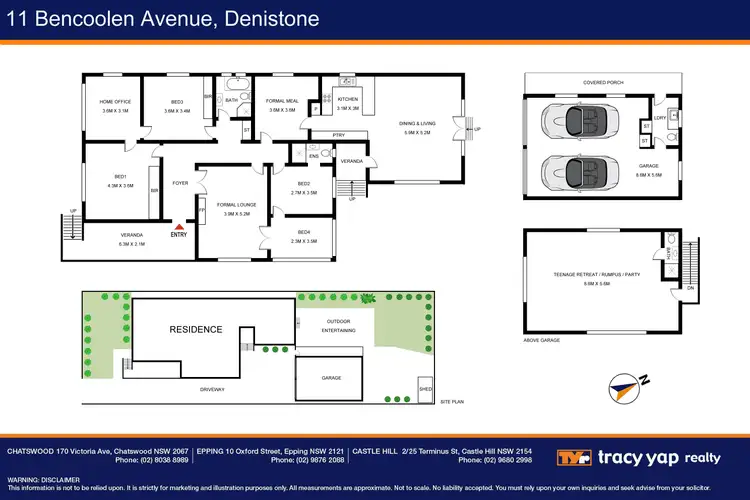 Floorplan of Homely house listing, 11 Bencoolen Avenue, Denistone NSW 2114