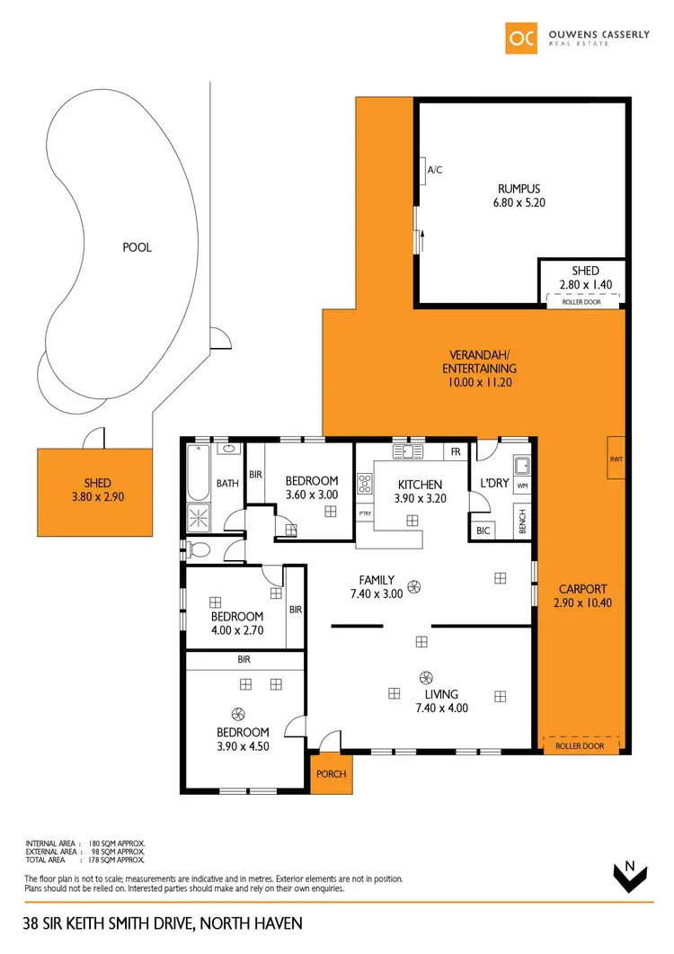 Floorplan of Homely house listing, 38 Sir Keith Smith Drive, North Haven SA 5018