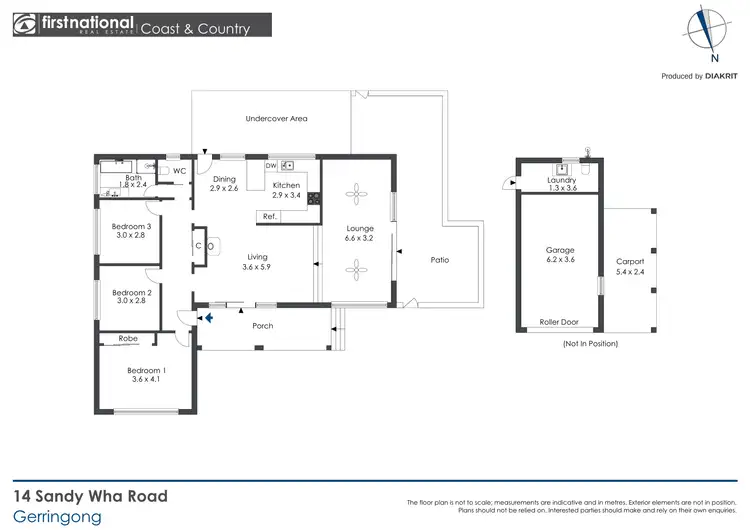 Floorplan of Homely house listing, 14 Sandy Wha Road, Gerringong NSW 2534